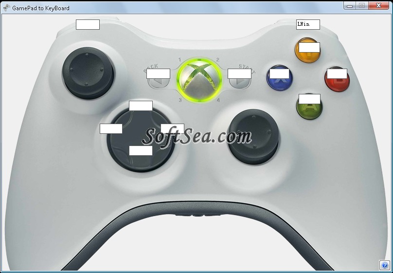 GamePad to KeyBoard Screenshot