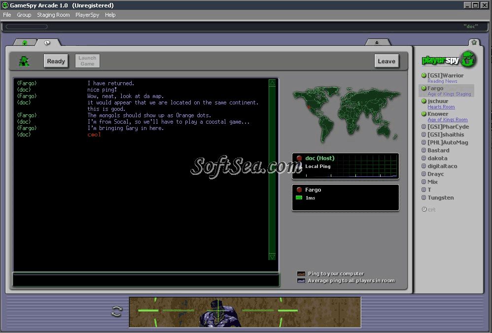 GameSpy Arcade Screenshot