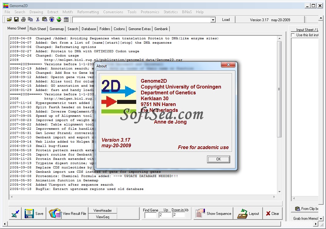 Genome2D Screenshot