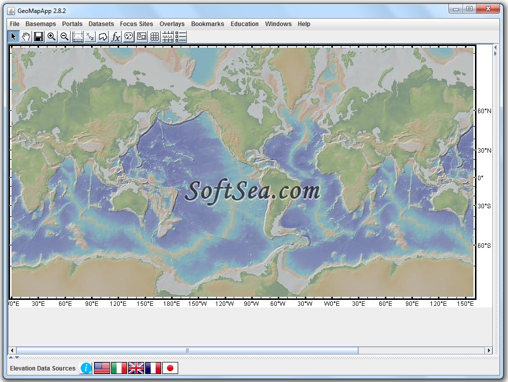 GeoMapApp Screenshot