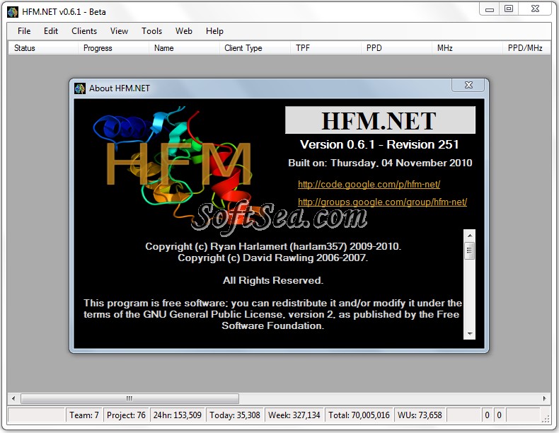 HFM.NET Screenshot