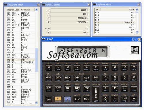 HP16C Emulator Screenshot
