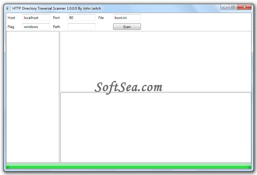 HTTP Directory Traversal Scanner Screenshot
