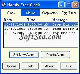 Handy Free Clock Screenshot