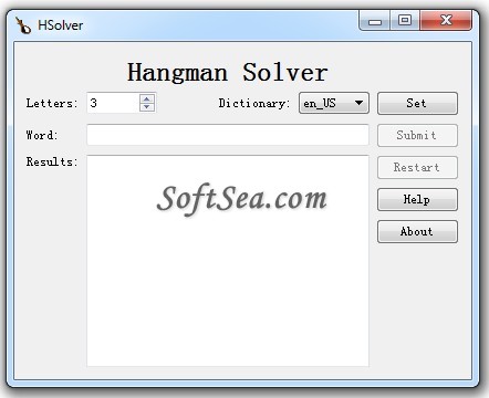 Hangman Solver Screenshot