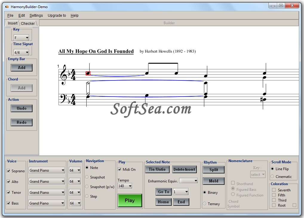 HarmonyBuilder Basic Screenshot