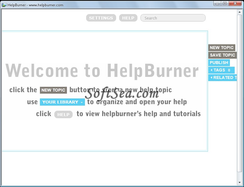 HelpBurner Screenshot
