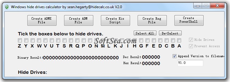 HideCalc Screenshot
