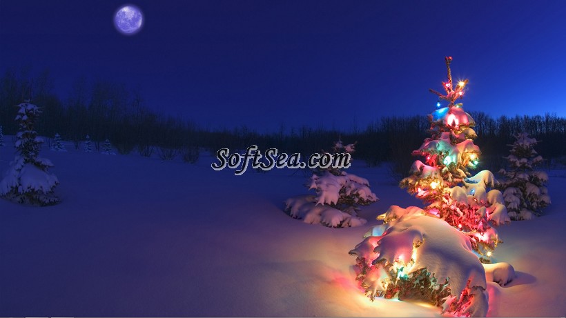 Holiday Lights Windows 7 Theme Screenshot