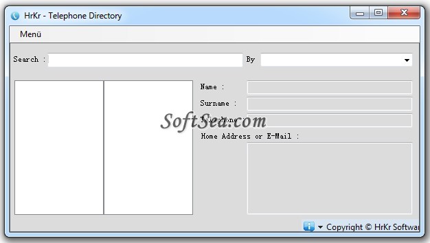 HrKr - Telephone Directory Screenshot