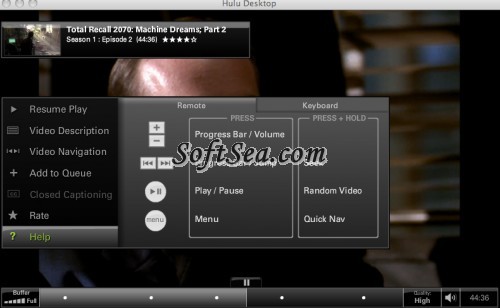 Hulu Desktop Screenshot