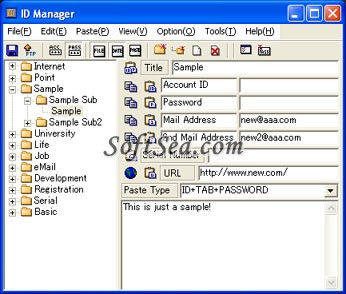 ID Manager Screenshot