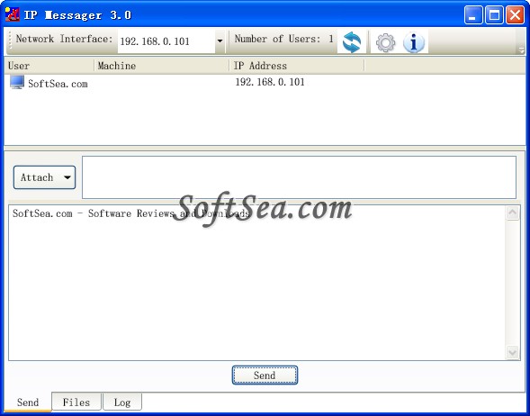 IP Messager Screenshot