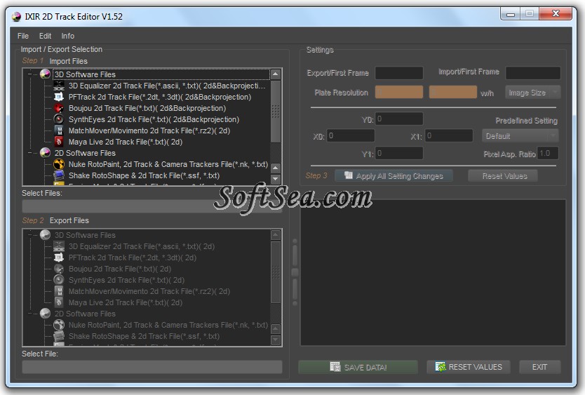 IXIR 2D Track Editor Screenshot