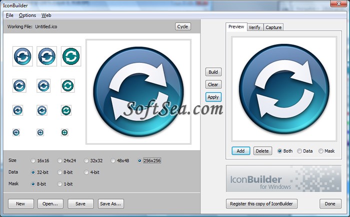 IconBuilder for Windows Screenshot