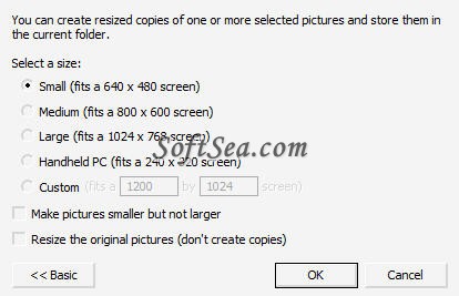 Image Resizer Powertoy for Windows XP Screenshot