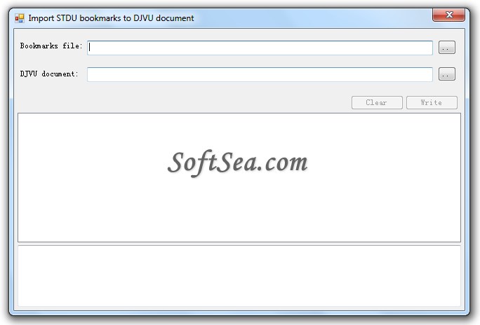 Import STDU bookmarks to DJVU document Screenshot