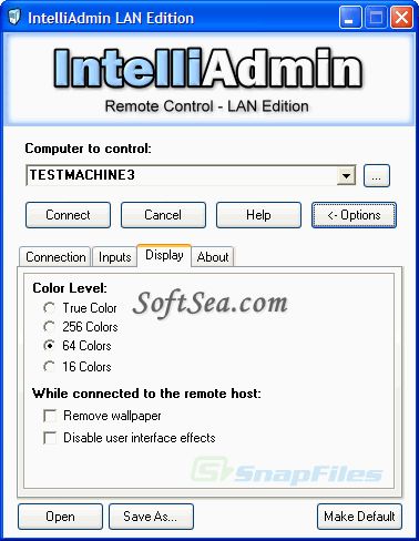IntelliAdmin Remote Control Lan Edition Screenshot