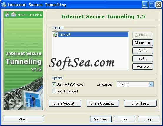 Internet Secure Tunneling Screenshot