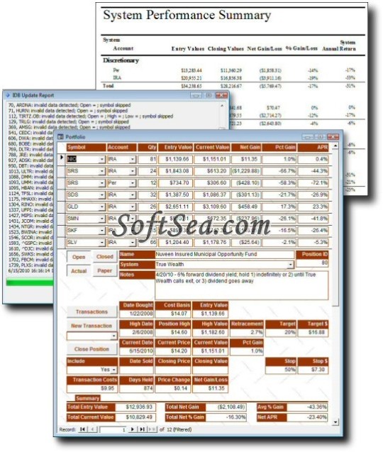 Investors Database Screenshot
