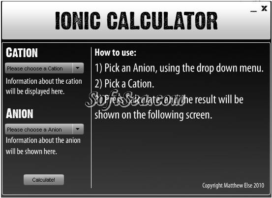 Ionic Calculator Screenshot