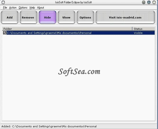 IsisSoft Folder Eclipse Screenshot