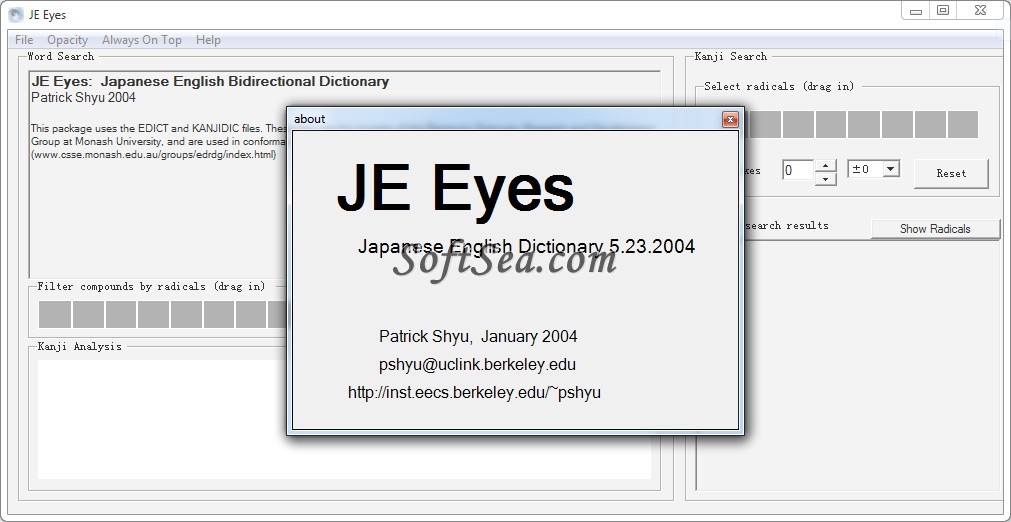JE Eyes Screenshot