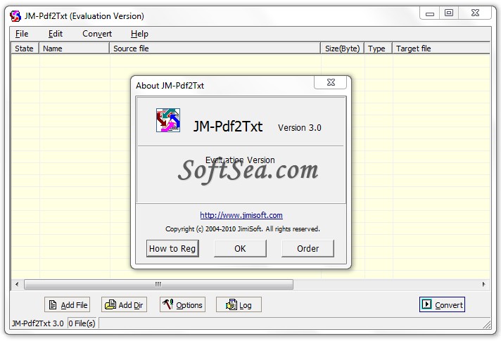 JM-Pdf2Txt Screenshot