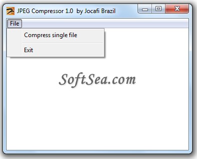 JPEG Compressor Screenshot
