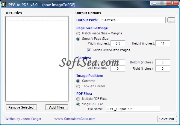 JPEG to PDF (ImageToPDF) Screenshot