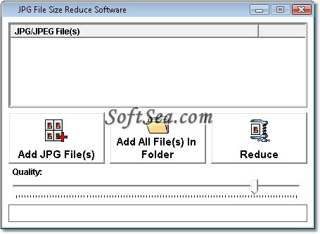 JPG File Size Reduce Software Screenshot