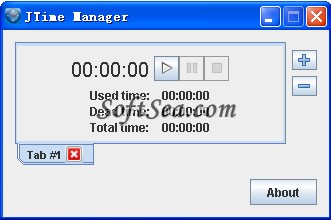JTime Manager Screenshot