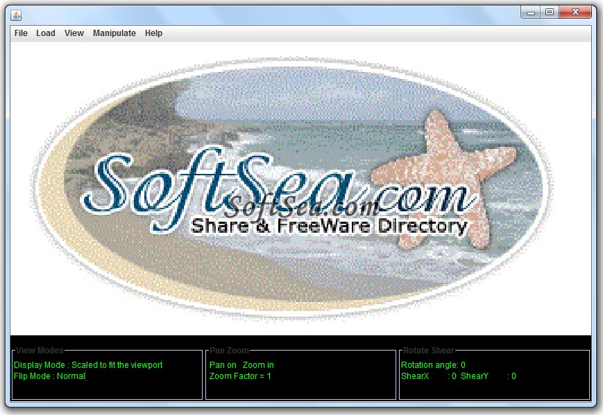 Java2D Image Viewer Screenshot
