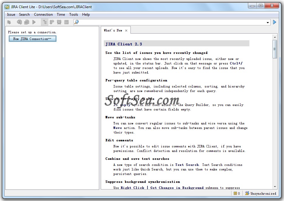 Jira Client Lite Screenshot