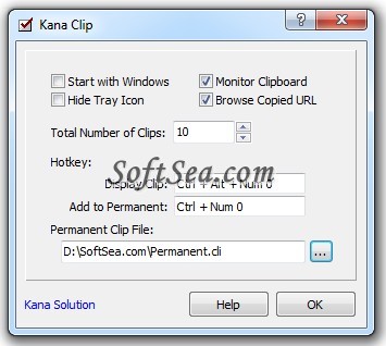 Kana Clip Screenshot