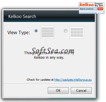 Kelkoo Search Screenshot