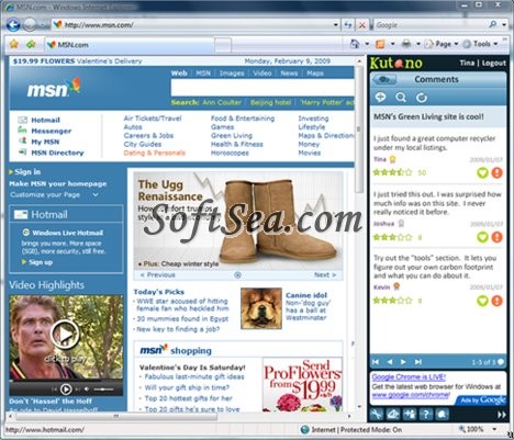 Kutano for Firefox Screenshot