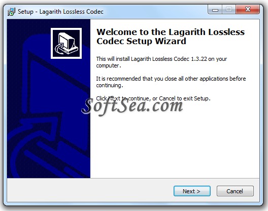 Lagarith Lossless Video Codec Screenshot