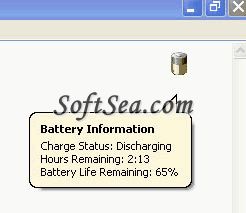 Laptop Battery Power Monitor Screenshot