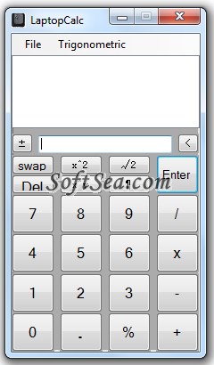 LaptopCalc Screenshot