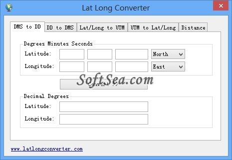 Lat Long Converter Screenshot