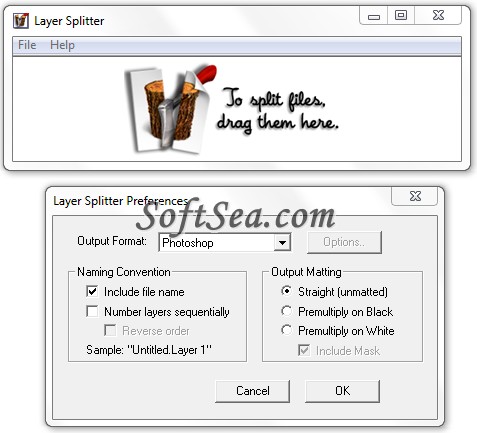 Layer Splitter Screenshot