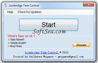 Lionbridge Task Control Screenshot