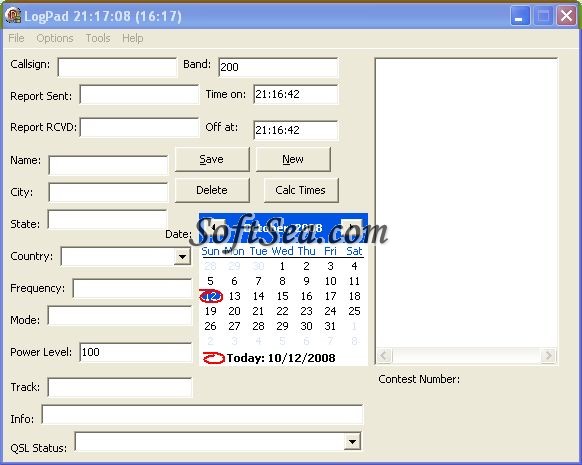 LogPad Screenshot