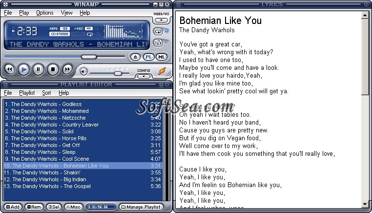 Lyrics Plugin for Winamp Screenshot