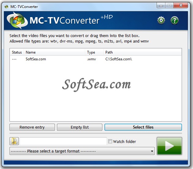 MC-TVConverter Screenshot