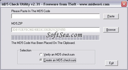 MD5 Checker Screenshot