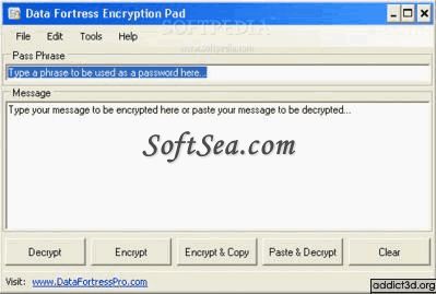 MF Encryption Pad Screenshot