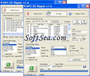 MP3 CD Ripper Screenshot