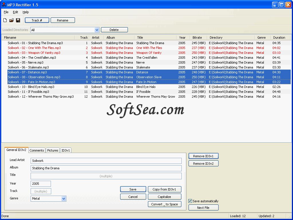 MP3 Rectifier Screenshot